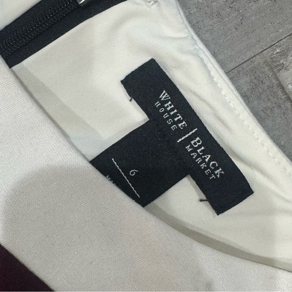 WHBM geometric/ colorblock sleeveless sheath dress ❤️ - Picture 5 of 6